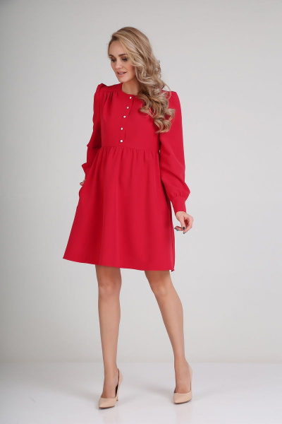 Платье Andrea Fashion AF-117 красный - фото 1
