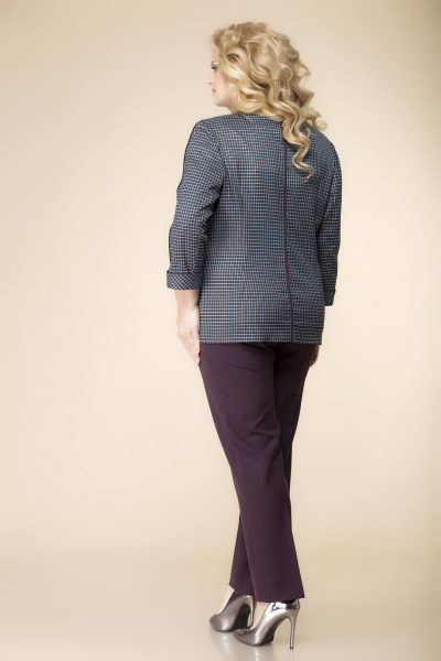 Блуза, брюки Romanovich Style 2-1269 темная_вишня - фото 3