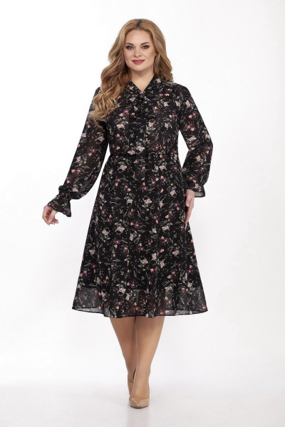 Жакет, платье LaKona 1331 пудра-черный - фото 4