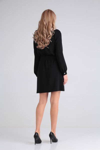 Платье Moda Versal П2276 черный - фото 4
