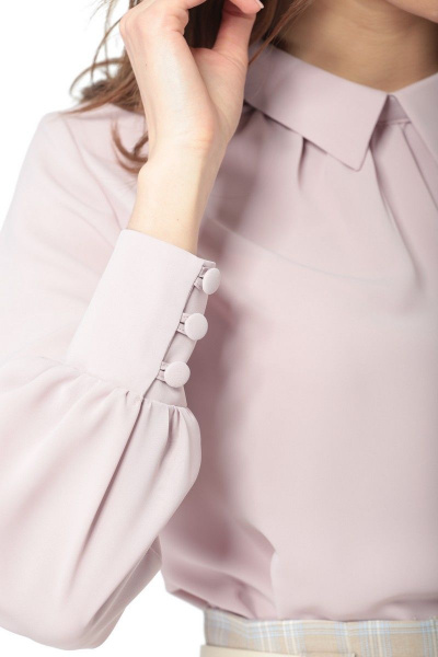 Блуза, юбка Karina deLux B-399 пудра-голубой - фото 6