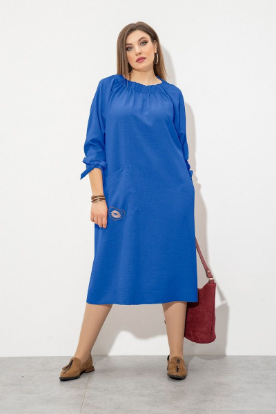 Платье JeRusi 2102 синий - фото 1