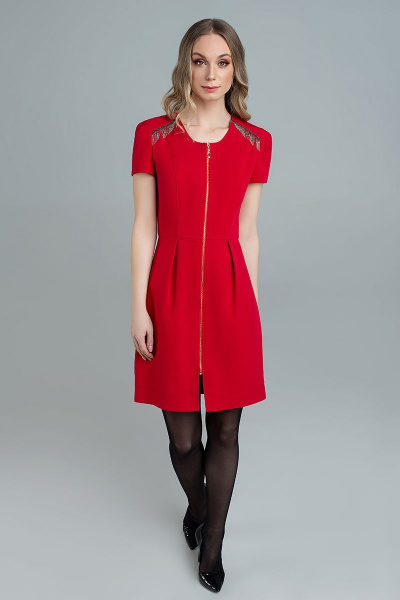 Платье MARIKA 412 красный - фото 3