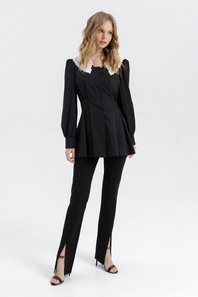 Блуза, брюки PiRS 2548 черный - фото 1