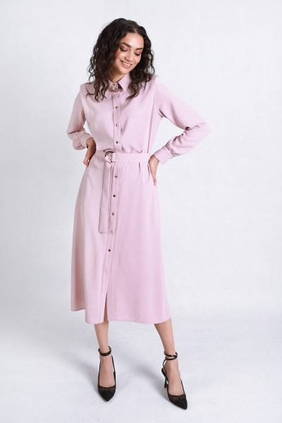 Платье Motif 1500 розовый - фото 2