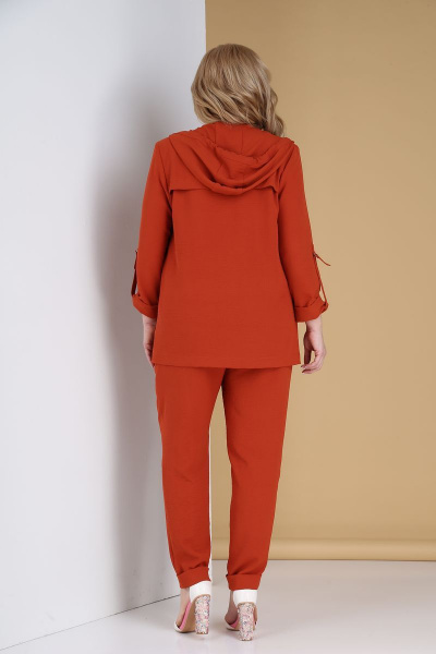 Блуза, брюки, жакет Tensi 305 оранжевый - фото 5