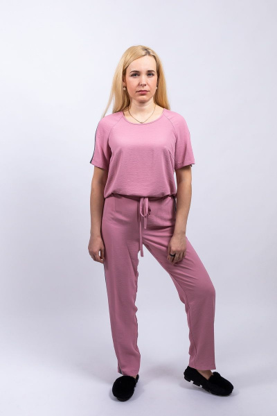 Блуза, брюки Пинск-Стиль 3849 розовый - фото 1