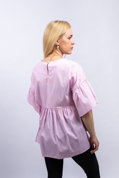 Блуза Пинск-Стиль 3881 розовый - фото 4