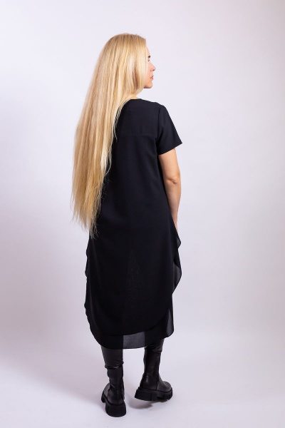 Блуза Пинск-Стиль 3904 черный - фото 4
