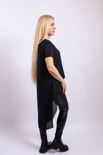 Блуза Пинск-Стиль 3904 черный - фото 3