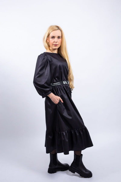 Платье Пинск-Стиль 3943 черный - фото 2