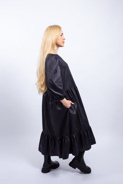 Платье Пинск-Стиль 3943 черный - фото 3