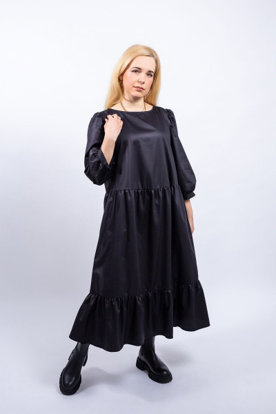 Платье Пинск-Стиль 3943 черный - фото 1
