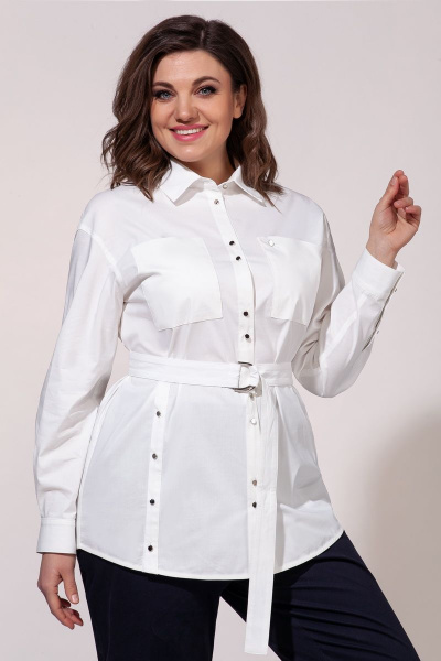 Рубашка Anna Majewska 1422 белый - фото 1