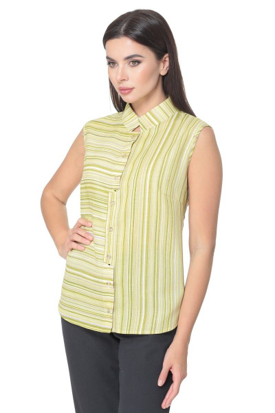 Блуза Angelina & Сompany 512/1 зеленый - фото 2