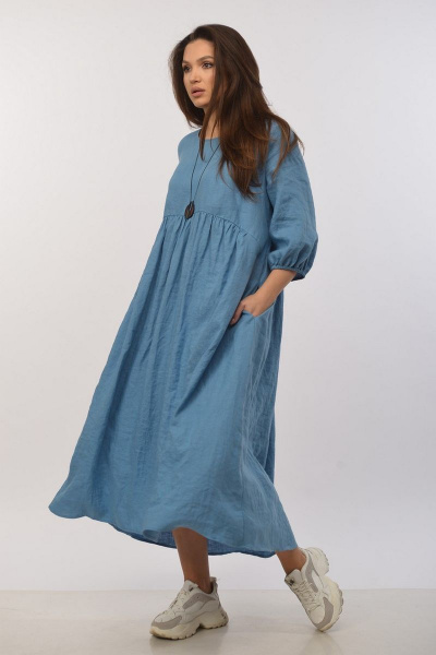 Платье MALI 421-017 голубой - фото 2