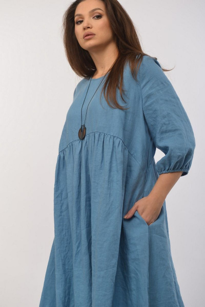 Платье MALI 421-017 голубой - фото 5