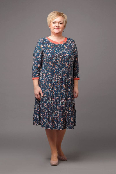 Платье Соджи 445 мультиколор - фото 1