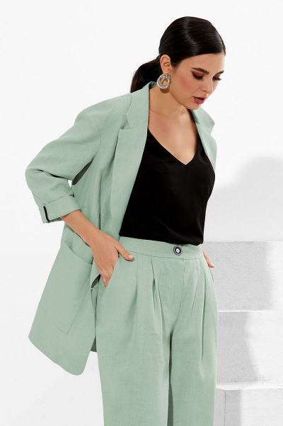 Блуза, брюки, жакет Lissana 4220 зелень - фото 6