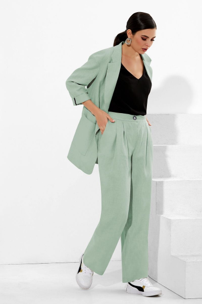 Блуза, брюки, жакет Lissana 4220 зелень - фото 5