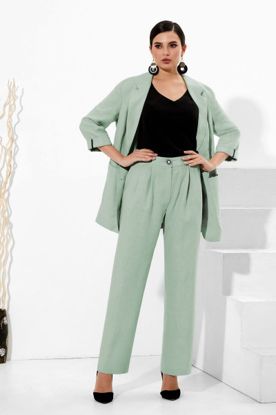 Блуза, брюки, жакет Lissana 4220 зелень - фото 1