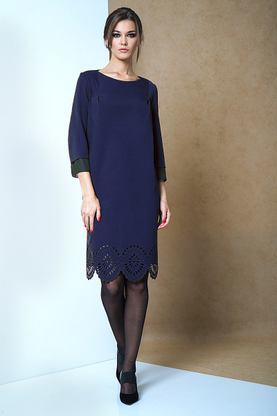 Платье Fantazia Mod 3262 темно-синий - фото 1