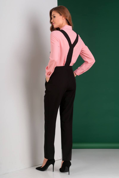 Блуза, комбинезон Liona Style 653 черный - фото 2