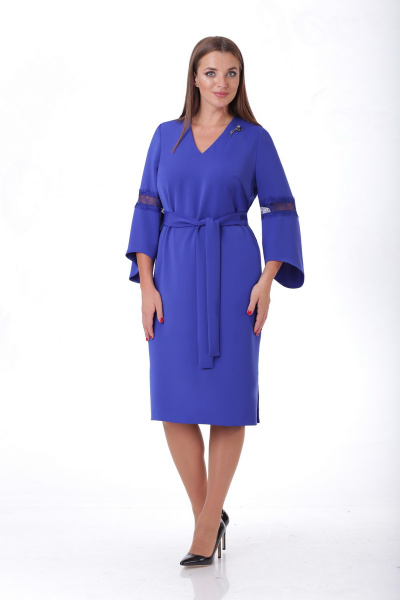 Платье VOLNA 1052 синий-василек - фото 1