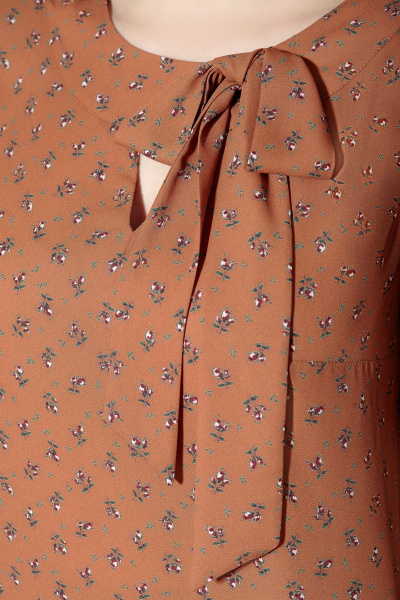 Блуза DaLi 2525 коричневый - фото 3