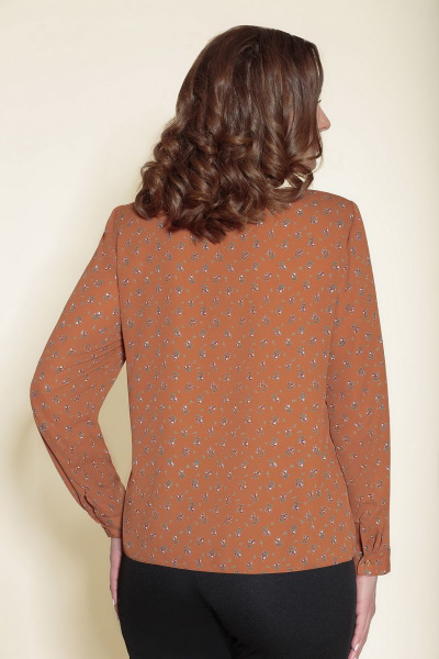 Блуза DaLi 2525 коричневый - фото 4