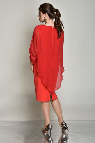 Блуза, платье Faufilure outlet С746 красный - фото 5