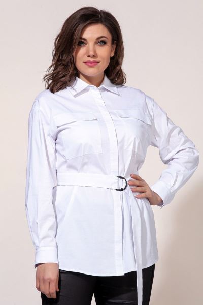 Блуза Anna Majewska 1439 белый - фото 4