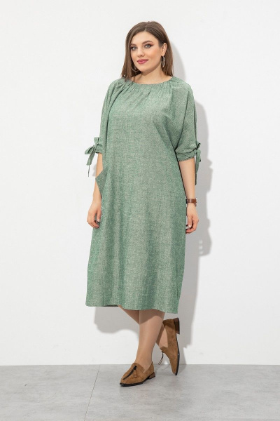 Платье JeRusi 2102А зеленый - фото 1