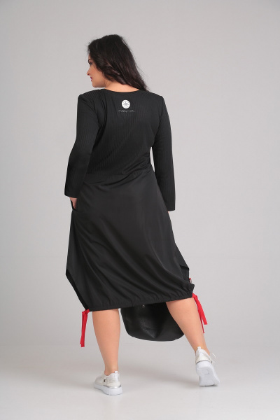 Платье Andrea Style 0081 черный - фото 4