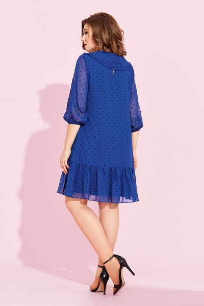 Платье Милора-стиль 878 синий - фото 2