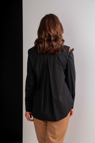 Блуза ELLETTO 3270 черный - фото 4