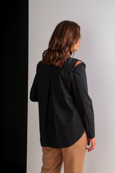 Блуза ELLETTO 3270 черный - фото 5