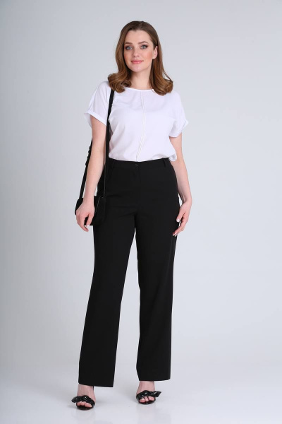 Блуза, брюки Bliss 8072 белый+черный - фото 1