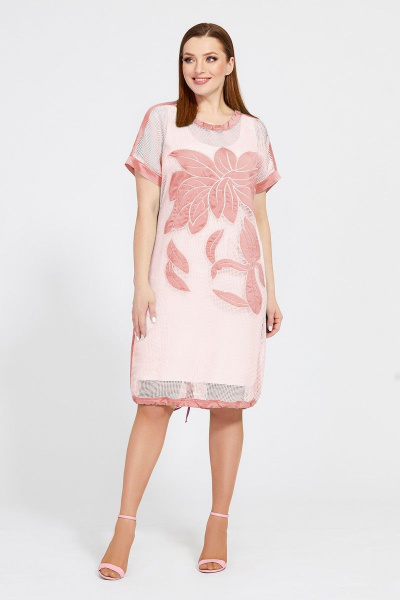 Платье Mubliz 537 розовый - фото 1