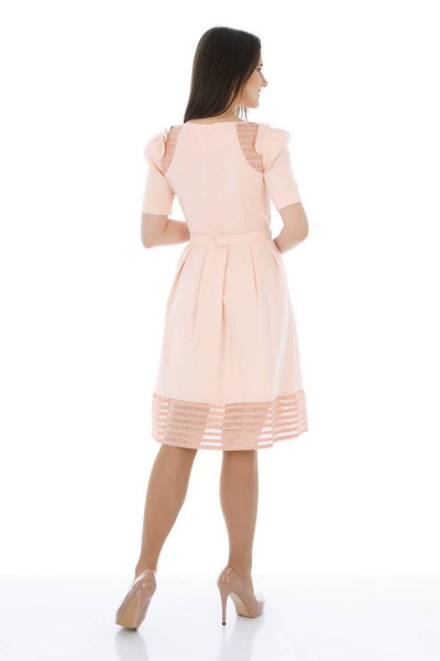 Платье Almila-Lux 1047 персиковый - фото 2