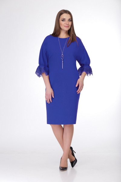 Платье VOLNA 1047 синий-василек - фото 1
