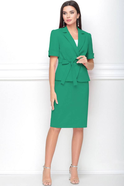 Блуза, жакет, юбка LeNata 31117 зеленый - фото 1