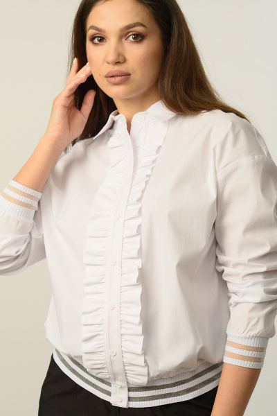 Блуза Диомант 1640 белый - фото 2