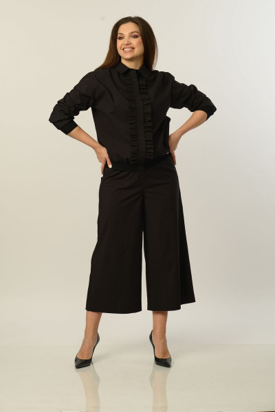 Блуза Диомант 1640 черный - фото 3
