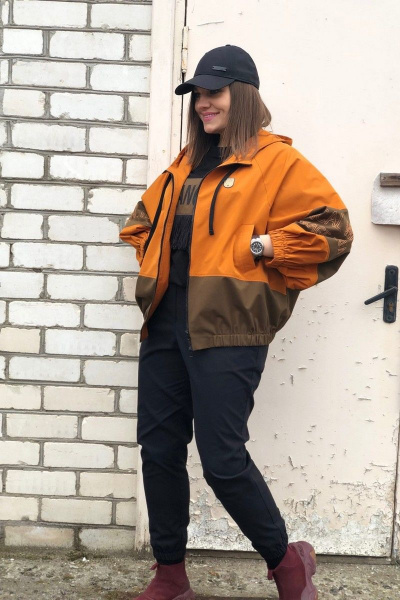 Брюки, куртка, майка Runella 1448 оранжевый - фото 6
