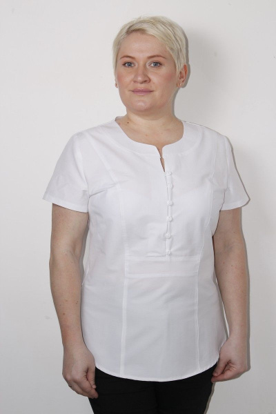 Блуза MIRSINA FASHION 13780100 белый - фото 1