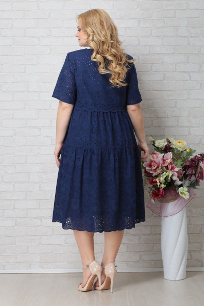Платье Aira Style 794 темно-синий - фото 2