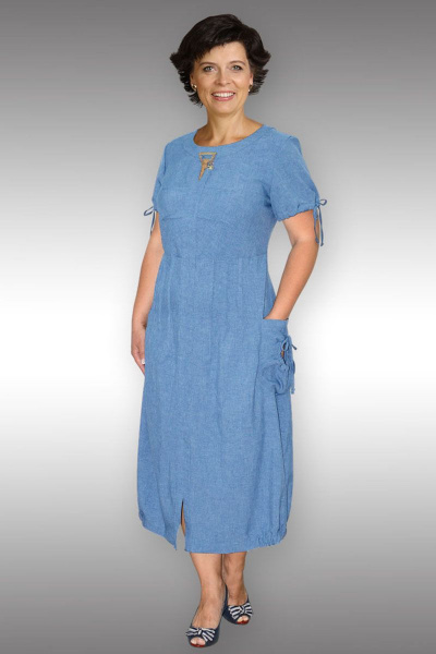 Платье Таир-Гранд 6513 голубой - фото 1