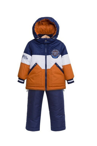 Комбинезон, куртка Bell Bimbo 183021 оранжевый/т.синий - фото 1