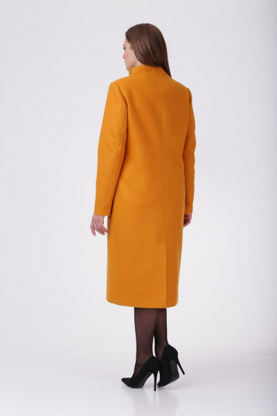 Пальто MALI 506 оранжевый - фото 5